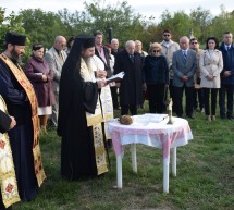 Sfinţirea monumentului fostului ambasador Simion Pop la Gyula